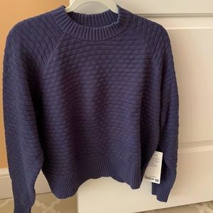 Lulu lemon Texture Play Crew Sweater Size M/L